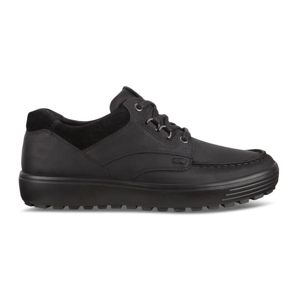 ECCO Mens Sneakers Black - Soft 7 Tred - ZYS-049615